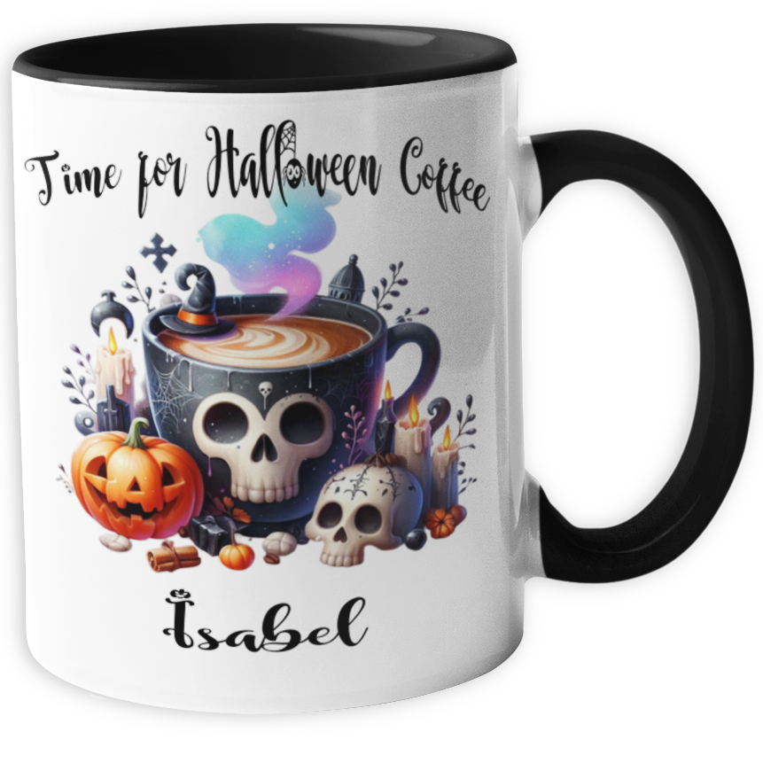 Personalisierte Halloween Tasse "Halloween Coffee"