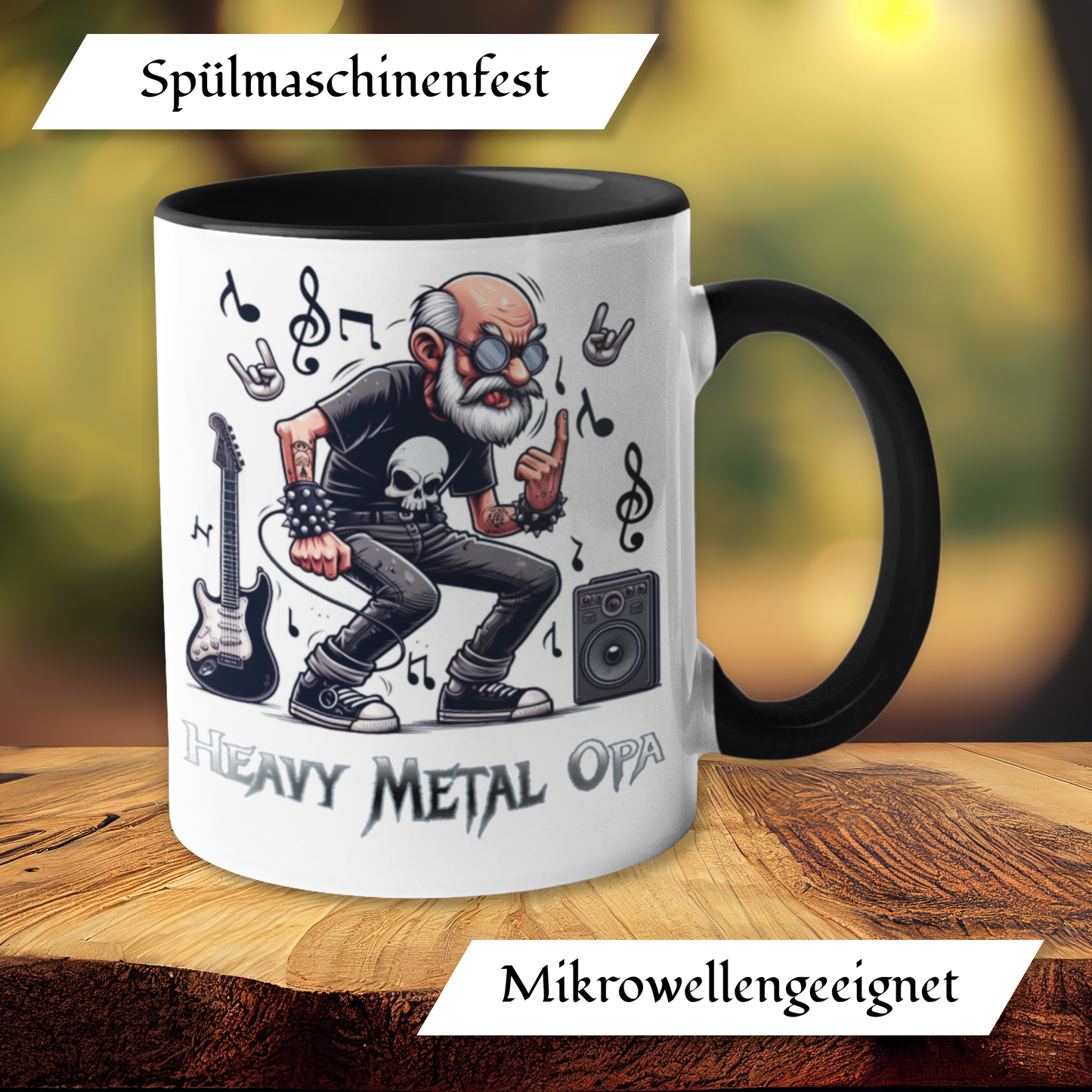 Spruchtasse Heavy Metal Opa