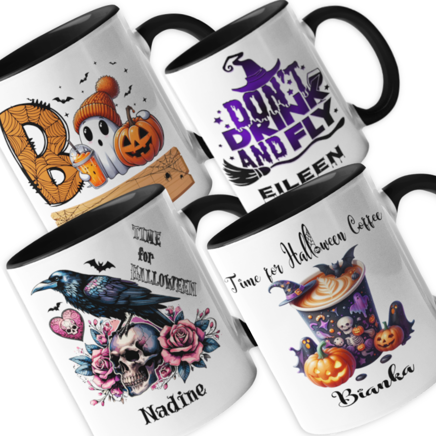 Personalisierte Halloween Tassen