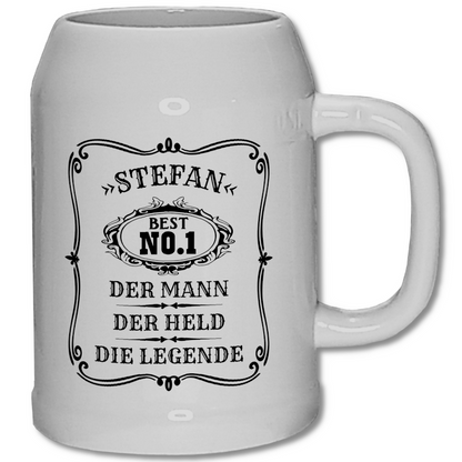 Personalisierter Krug für Papi und Mutti 0,5l