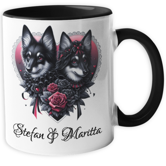 Personalisierte Gothic Tasse