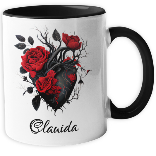 Personalisierte Gothic Tasse