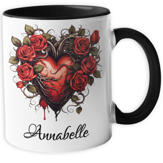 Personalisierte Gothic Tasse