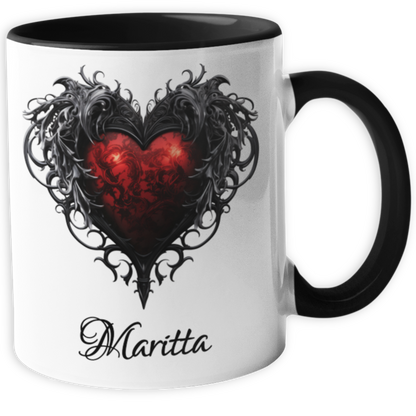 Personalisierte Gothic Tasse