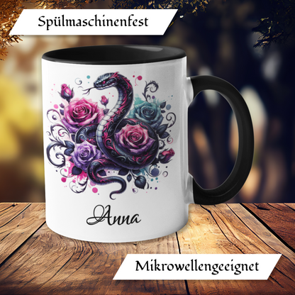 Personalisierte Gothic Tasse