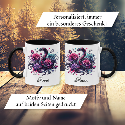 Personalisierte Gothic Tasse