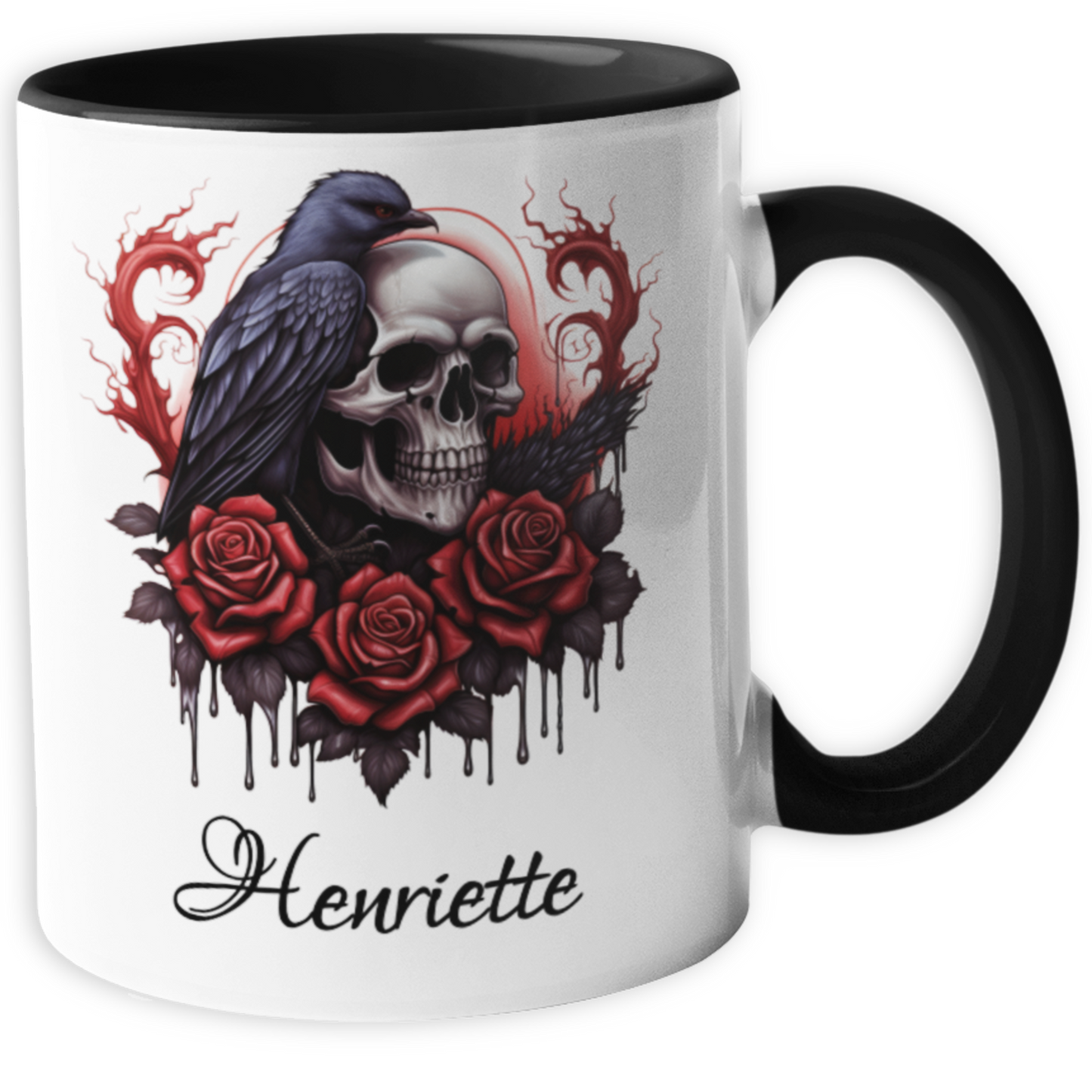 Personalisierte Gothic Tasse