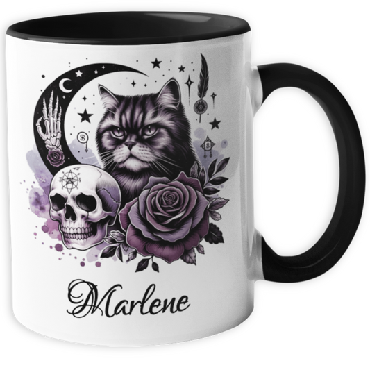 Personalisierte Gothic Tasse