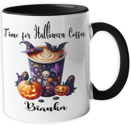 Personalisierte Halloween Tasse "Halloween Coffee"