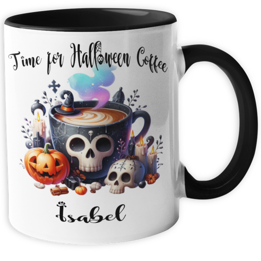 Personalisierte Halloween Tasse "Halloween Coffee"