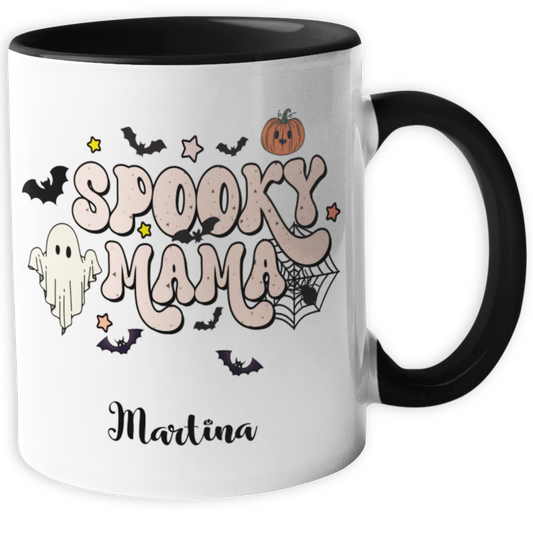 Personalisierte Halloween Tasse "SPOOKY MAMA"