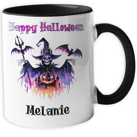 Personalisierte Halloween Tasse "Happy Halloween"