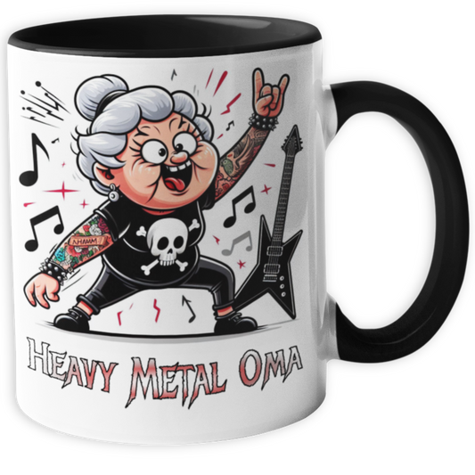 Spruchtasse  Heavy Metal Oma