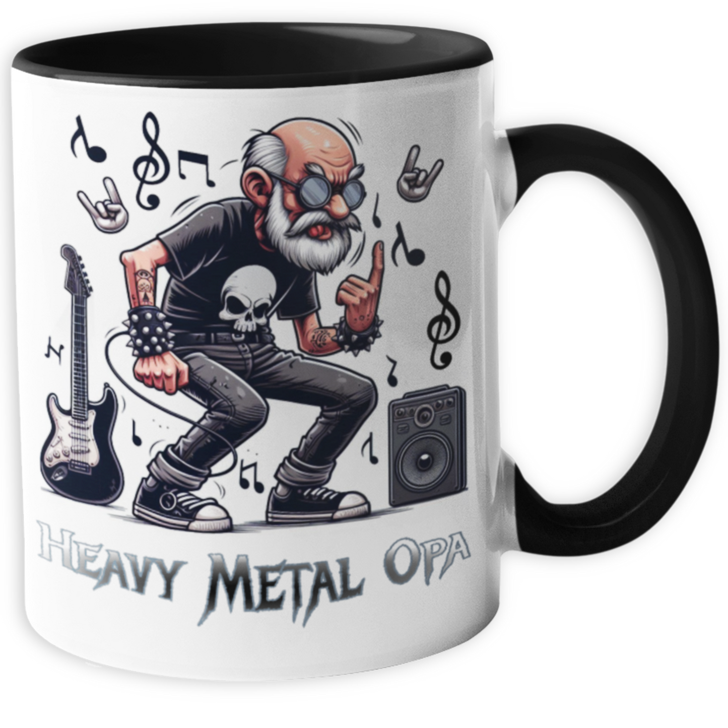 Spruchtasse  Heavy Metal Opa